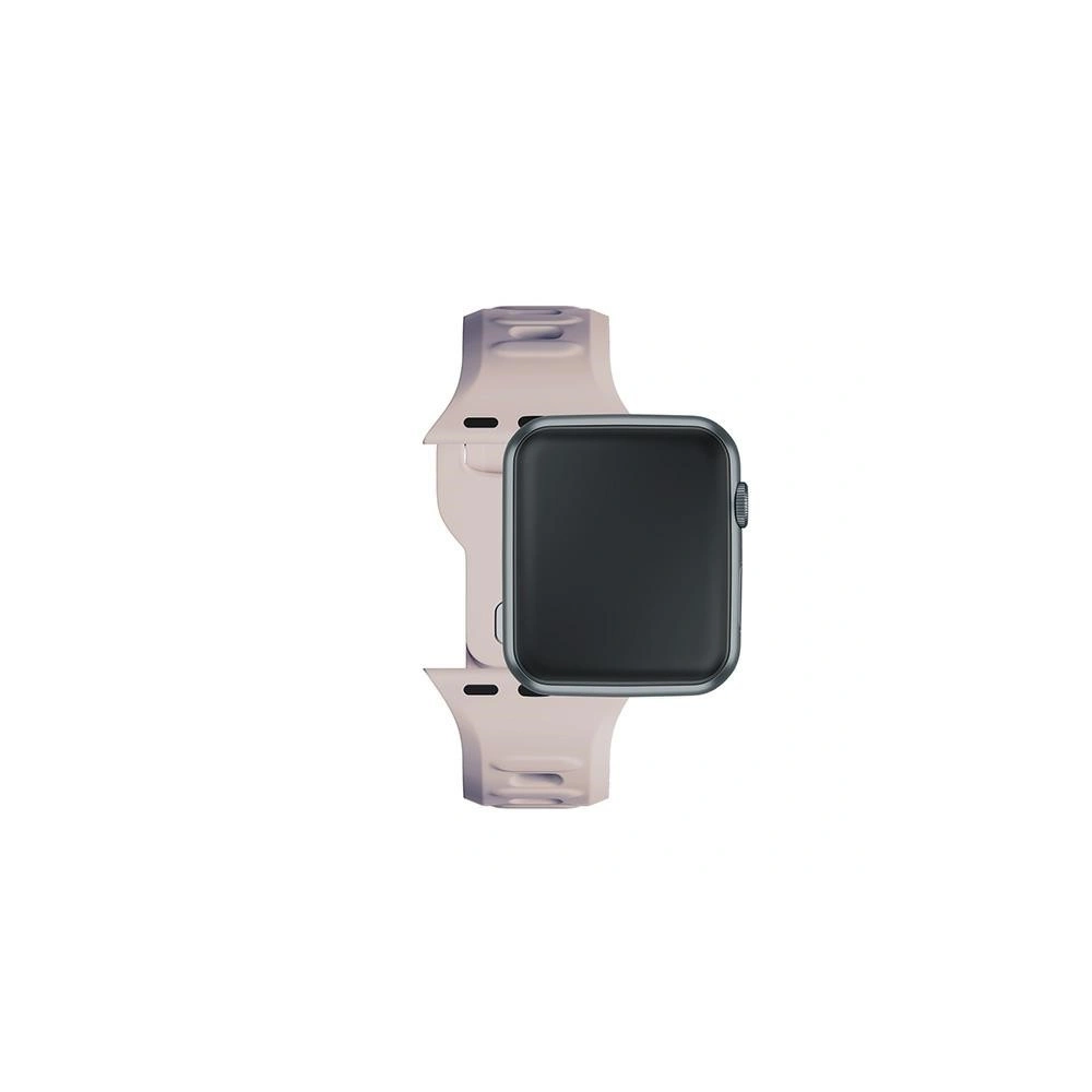 Hurtownia GSM - Pasek 3MK pentru ceas din silicon Apple Watch 4/5/6/7/8/9/SE/Ultra 42/44/45/49mm roz-bej/latte - 3MK6247 - {ean13} - Hurt