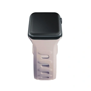 Hurtownia GSM - Pásek 3MK silikonový náramek Apple Watch 4/5/6/7/8/9/SE/Ultra 42/44/45/49mm růžovo-bežový/latte - 3MK6247 - {ean13} - Hurt