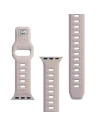 Hurtownia GSM - Pasek 3MK szilikon óra szíj Apple Watch 4/5/6/7/8/9/SE/Ultra 42/44/45/49mm rózsaszín-beige/latte - 3MK6247 - {ean13} - Hurt