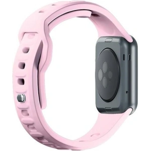 Hurtownia GSM - Pasek 3MK din silicon pentru Apple Watch 4/5/6/7/SE/8/9/10 40/41/42mm roz/pudră roz - 3MK6248 - {ean13} - Hurt
