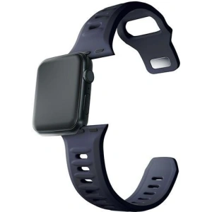 Hurtownia GSM - Pasek 3MK Curea din silicon pentru Apple Watch 4/5/6/7/SE/8/9/10 40/41/42mm gri/grey - 3MK6249 - {ean13} - Hurt