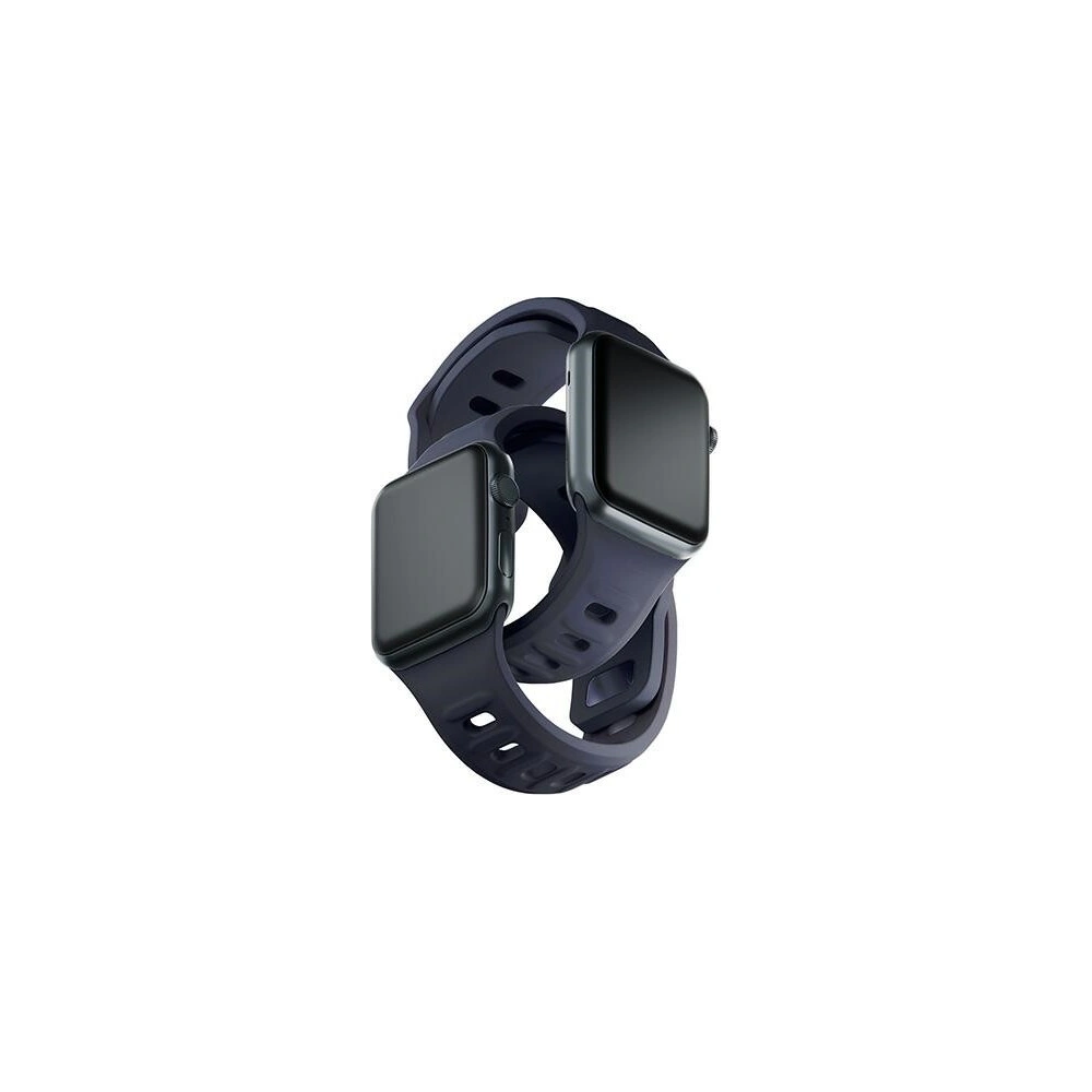 Hurtownia GSM - Pasek 3MK szilikon óra szíj Apple Watch 4/5/6/7/SE/8/9/10 40/41/42mm szürke/grey - 3MK6249 - {ean13} - Hurt
