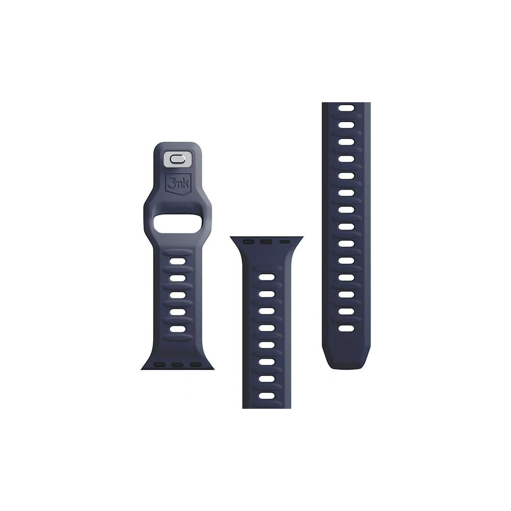 Hurtownia GSM - Pasek 3MK szilikon óra szíj Apple Watch 4/5/6/7/SE/8/9/10 40/41/42mm szürke/grey - 3MK6249 - {ean13} - Hurt