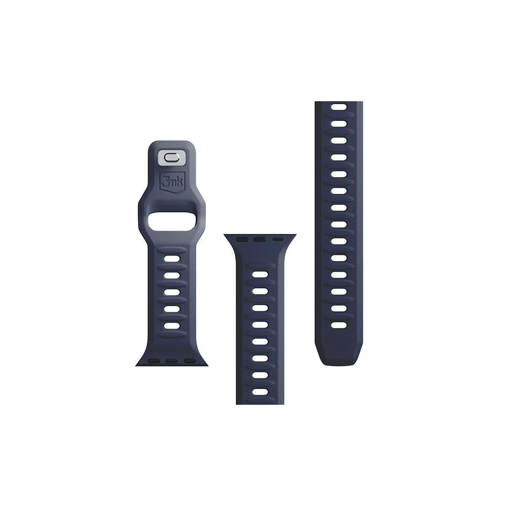 Wholesale 3MK Silicone Watch Strap for Apple Watch 4/5/6/7/8/9/SE/Ultra 42/44/45/49mm grey - 3MK6250 - {ean13} - Hurt