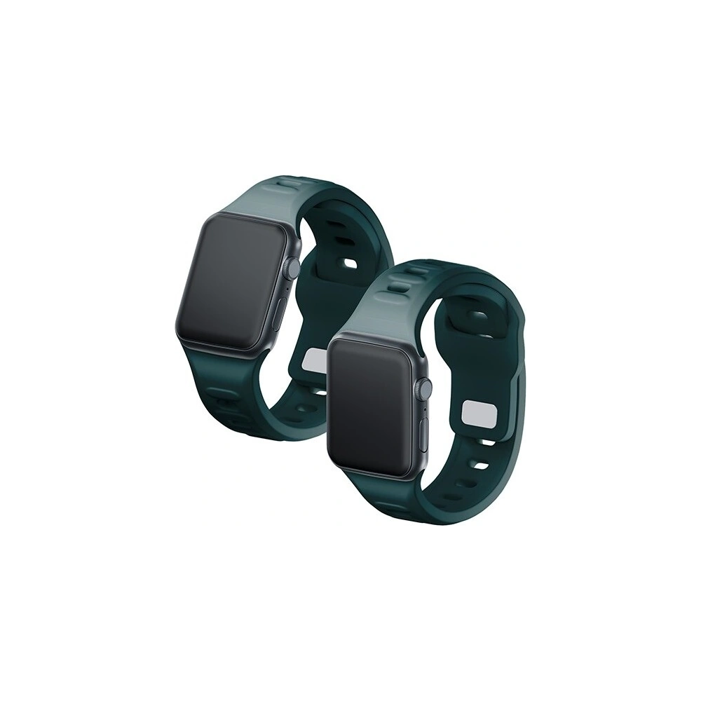 Hurtownia GSM - Pánt 3MK szilikon óra pánt Apple Watch 4/5/6/7/SE/8/9/10 40/41/42mm zöld/örökzöld - 3MK6251 - {ean13} - Hurt