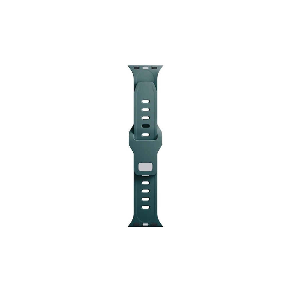 Wholesale 3MK Silicone Watch Strap for Apple Watch 4/5/6/7/SE/8/9/10 40/41/42mm green/evergreen - 3MK6251 - {ean13} - Hurt