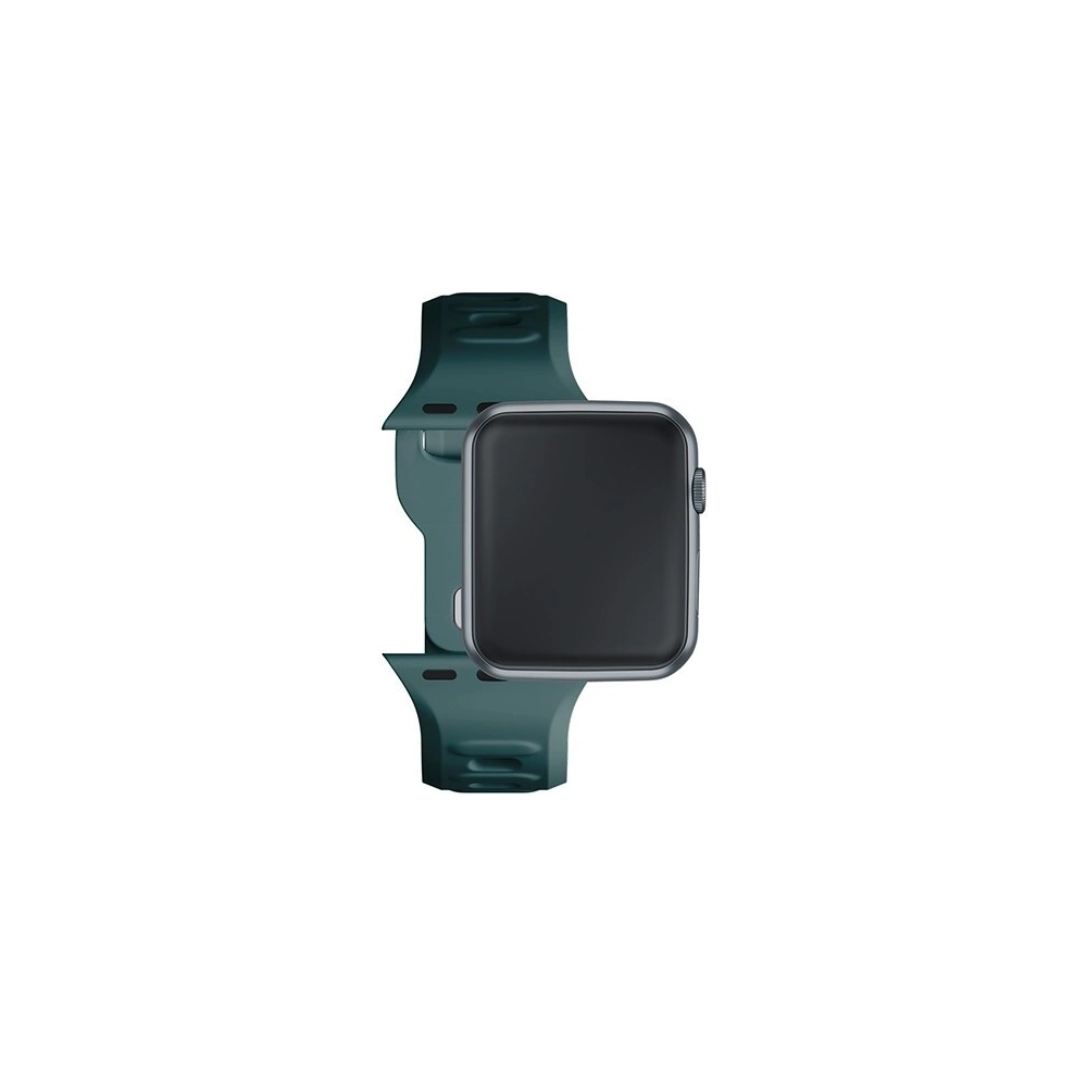 Wholesale 3MK Silicone Watch Strap for Apple Watch 4/5/6/7/SE/8/9/10 40/41/42mm green/evergreen - 3MK6251 - {ean13} - Hurt