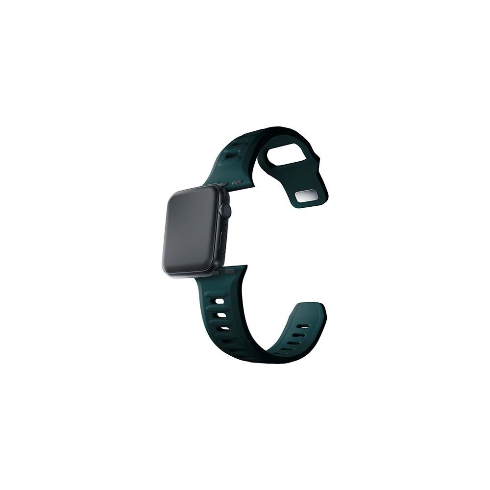 Wholesale 3MK Silicone Watch Strap for Apple Watch 4/5/6/7/SE/8/9/10 40/41/42mm green/evergreen - 3MK6251 - {ean13} - Hurt
