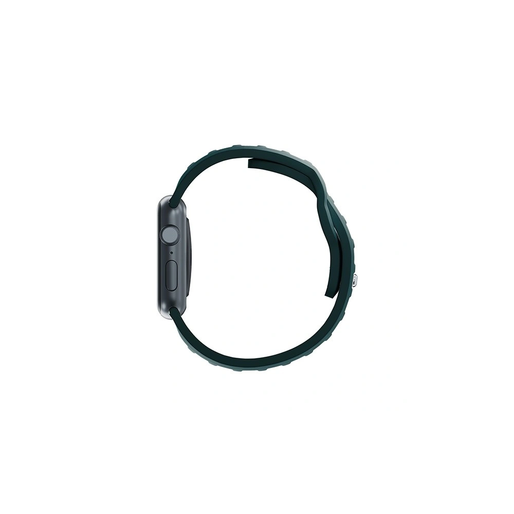 3MK Silicone Watch Strap for Apple Watch 4/5/6/7/8/9/SE/Ultra 42/44/45/49mm green/evergreen
