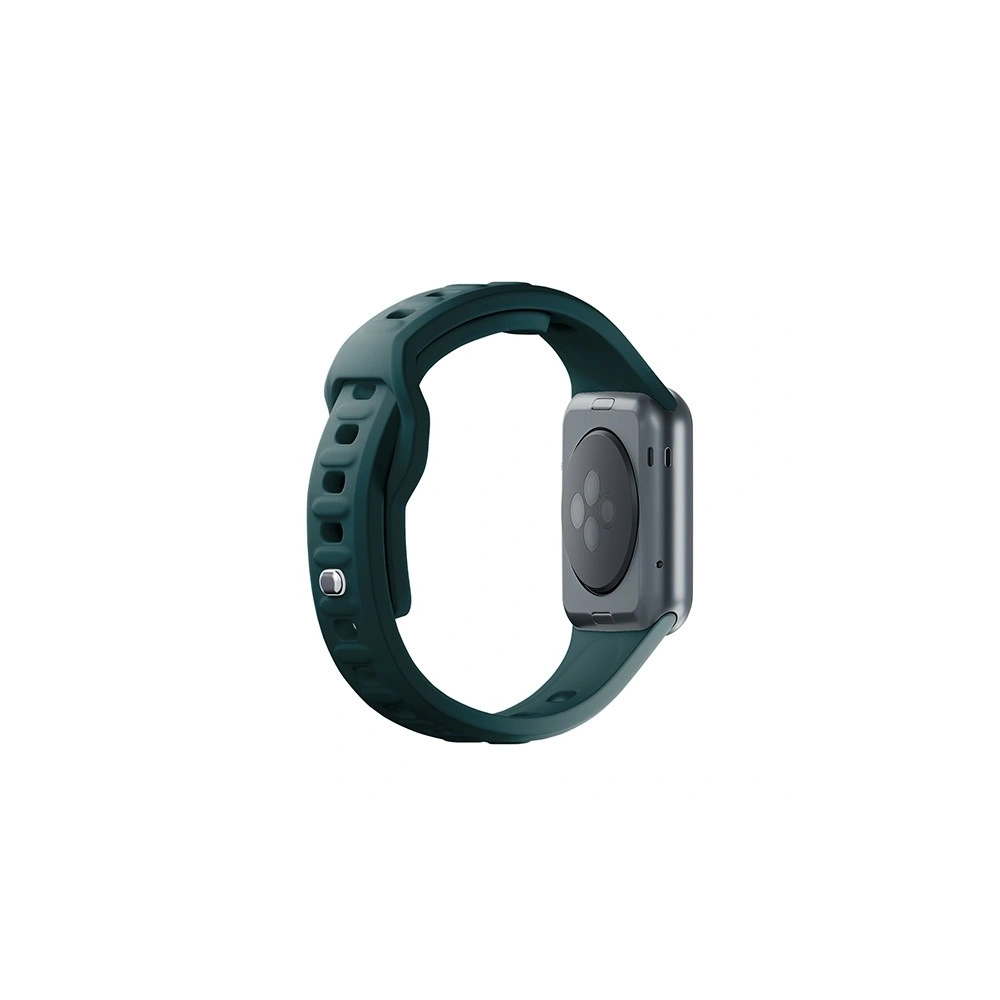 3MK Silicone Watch Strap for Apple Watch 4/5/6/7/8/9/SE/Ultra 42/44/45/49mm green/evergreen