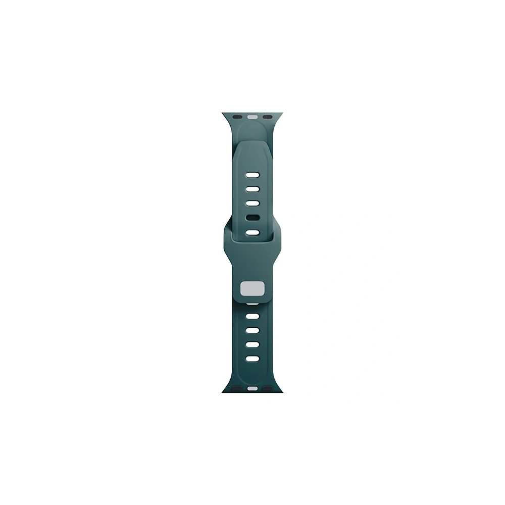 3MK Silicone Watch Strap for Apple Watch 4/5/6/7/8/9/SE/Ultra 42/44/45/49mm green/evergreen