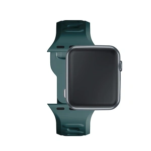 Hurtownia GSM - Pásek 3MK silikonový na hodinky Apple Watch 4/5/6/7/8/9/SE/Ultra 42/44/45/49mm zelený/evergreen - 3MK6252 - {ean13} - Hurt