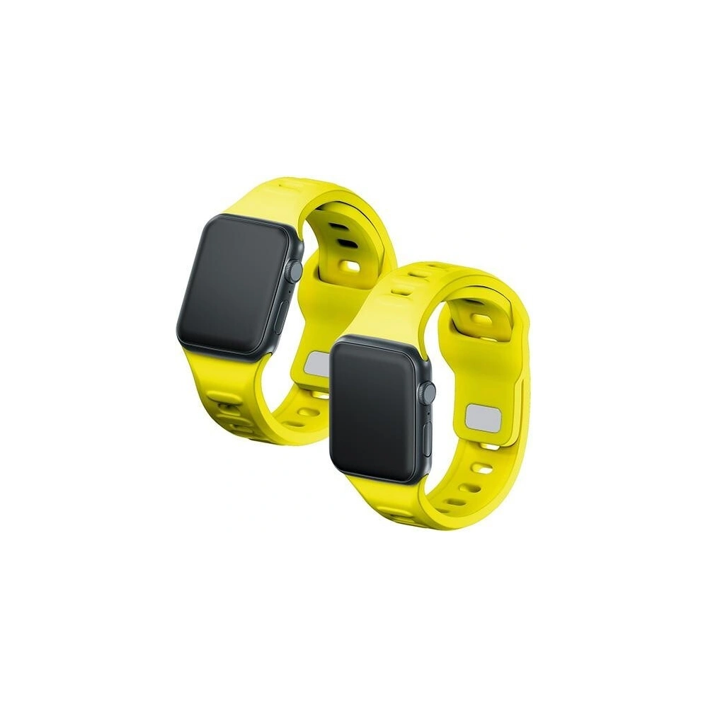 Hurtownia GSM - Pasek 3MK Silicone Watch Strap Apple Watch 4/5/6/7/SE/8/9/10 40/41/42mm żółty/yellow - 3MK6253 - {ean13} - Hurt