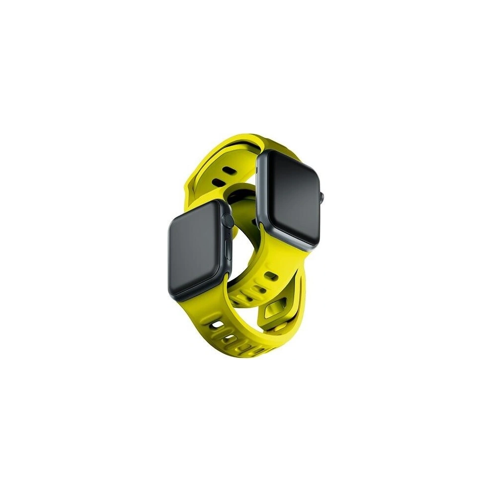 Hurtownia GSM - Pasek 3MK Silicone Watch Strap Apple Watch 4/5/6/7/SE/8/9/10 40/41/42mm żółty/yellow - 3MK6253 - {ean13} - Hurt