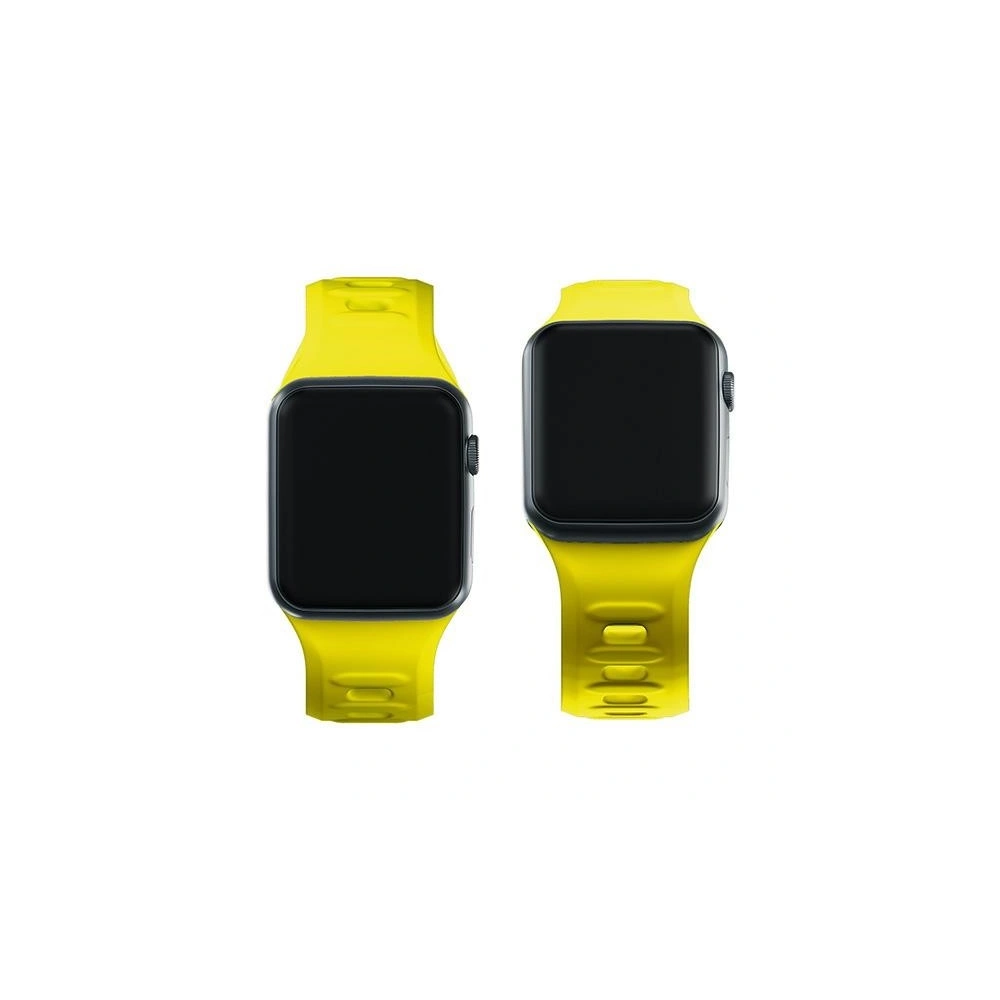 Wholesale 3MK Silicone Watch Strap for Apple Watch 4/5/6/7/8/9/SE/Ultra 42/44/45/49mm yellow - 3MK6254 - {ean13} - Hurt