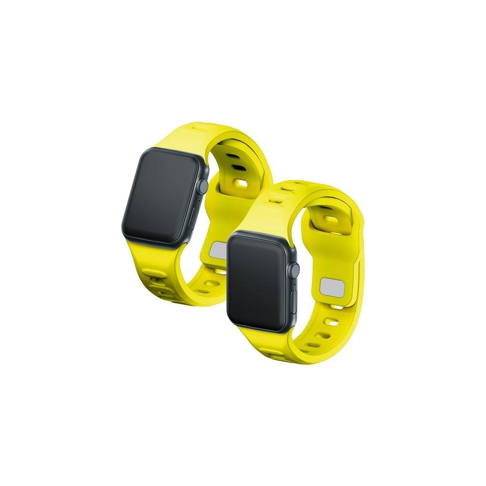 Wholesale 3MK Silicone Watch Strap for Apple Watch 4/5/6/7/8/9/SE/Ultra 42/44/45/49mm yellow - 3MK6254 - {ean13} - Hurt