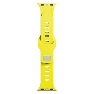 Hurtownia GSM - Pásky 3MK silikonový náramek Apple Watch 4/5/6/7/8/9/SE/Ultra 42/44/45/49mm žlutý/yellow - 3MK6254 - {ean13} - Hurt