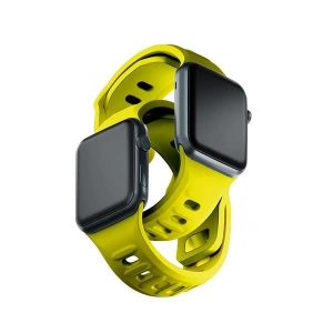 Hurtownia GSM - Pásky 3MK silikonový náramek Apple Watch 4/5/6/7/8/9/SE/Ultra 42/44/45/49mm žlutý/yellow - 3MK6254 - {ean13} - Hurt