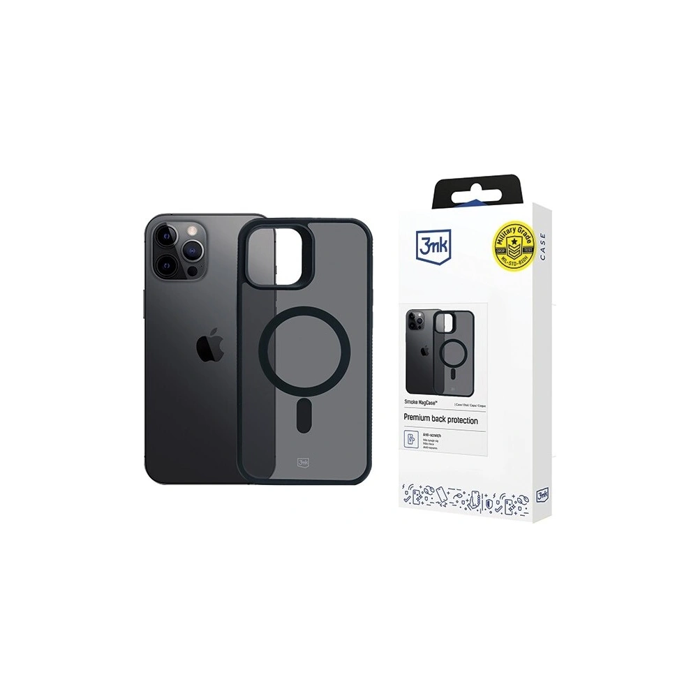 Hurtownia GSM - Etui 3MK MagCase Smoke Apple iPhone 12 Pro Max - 3MK6255 - {ean13} - Hurt
