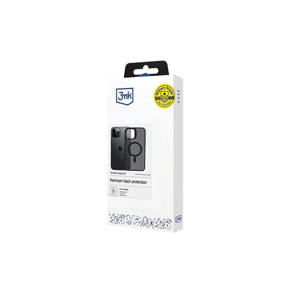 Hurtownia GSM - Etui 3MK MagCase Smoke Apple iPhone 12 Pro Max - 3MK6255 - {ean13} - Hurt
