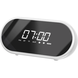 Wholesale Baseus Encok E09 Wireless Bluetooth Speaker with alarm clock and LED lamp White - BSU731WHT - {ean13} - Hurt
