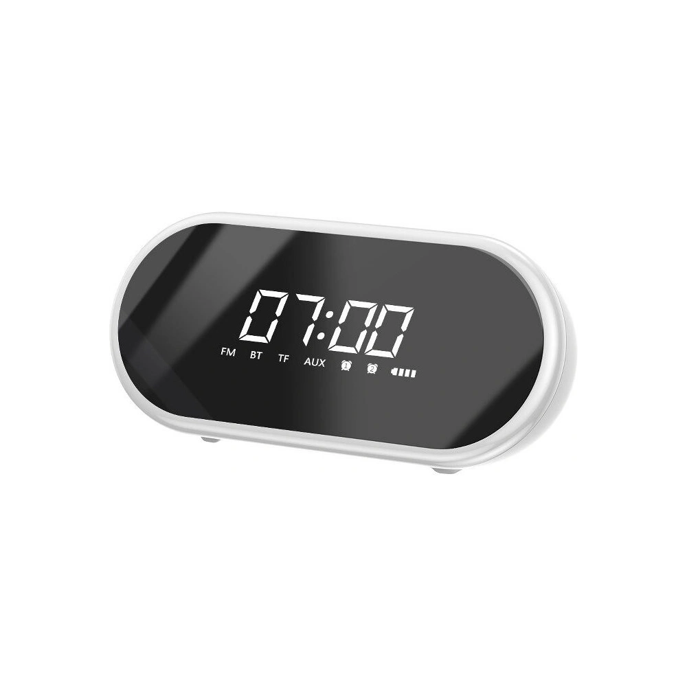 Wholesale Baseus Encok E09 Wireless Bluetooth Speaker with alarm clock and LED lamp White - BSU731WHT - {ean13} - Hurt