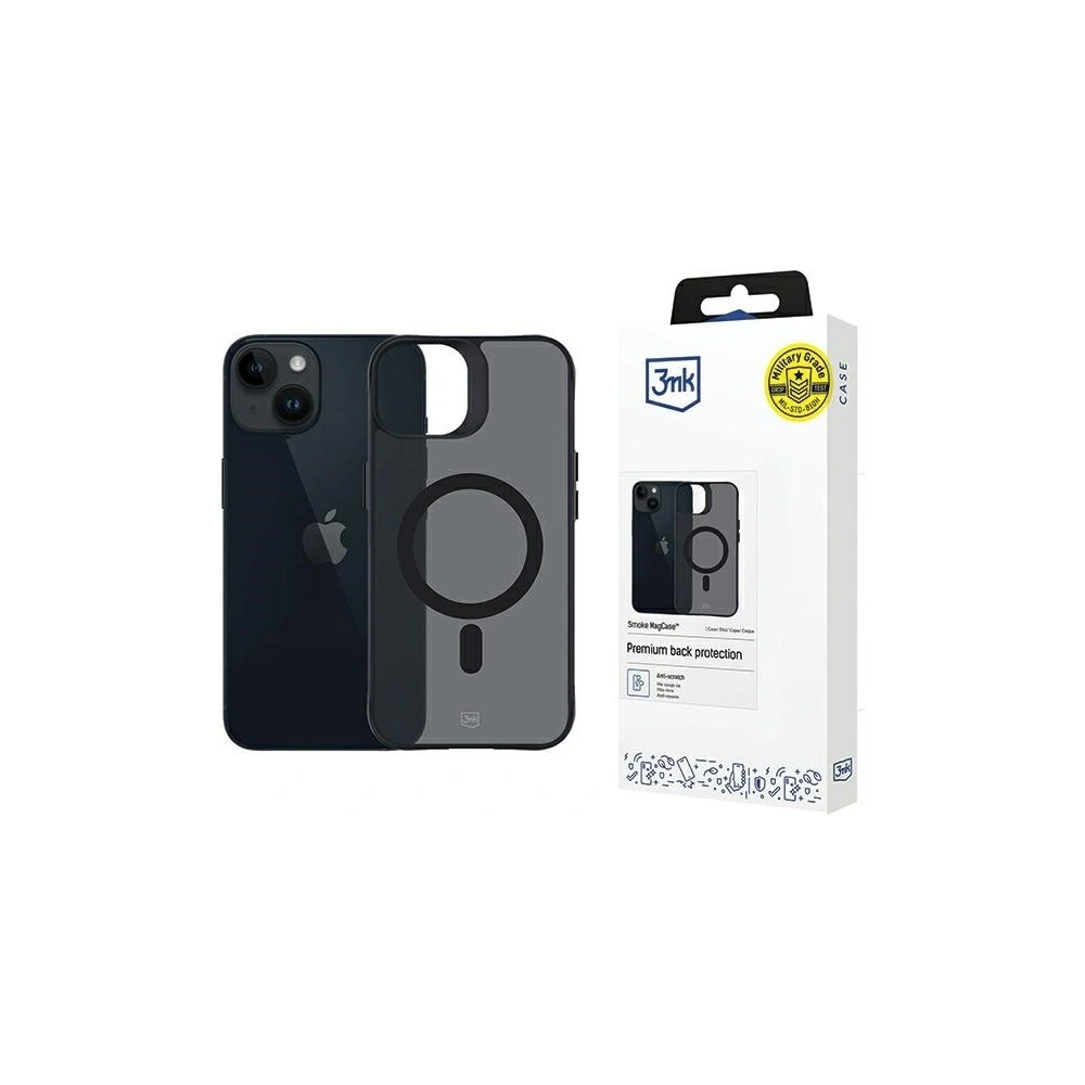 Hurtownia GSM - Etui 3MK MagCase Smoke Apple iPhone 13 / 14 - 3MK6259 - {ean13} - Hurt