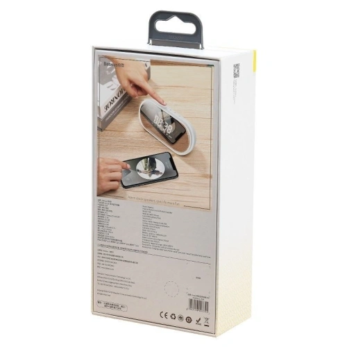 Głośnik bezprzewodowy Bluetooth, zegar Baseus Encok E09 (biały)