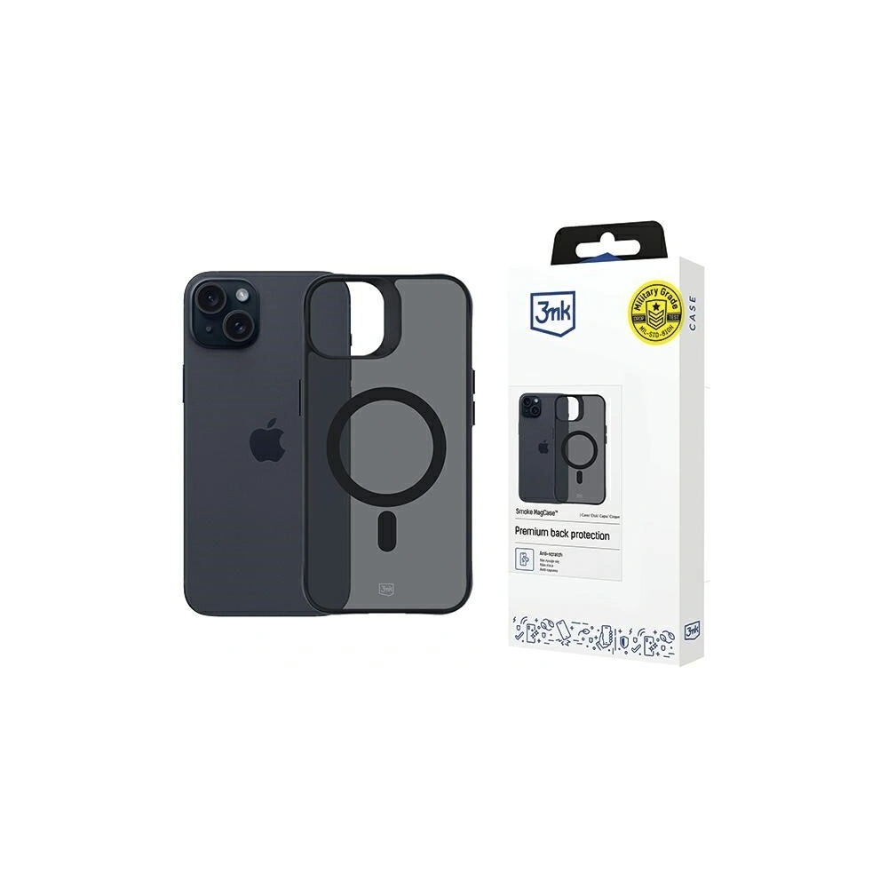 Hurtownia GSM - Etui 3MK MagCase Smoke Apple iPhone 15 - 3MK6263 - {ean13} - Hurt