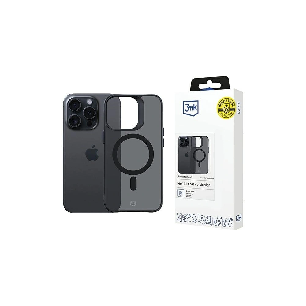 Hurtownia GSM - Case 3MK MagCase Smoke Apple iPhone 15 Pro Max - 3MK6266 - {ean13} - Hurt