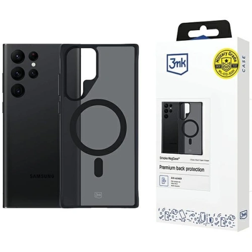 Etui 3MK MagCase Smoke Samsung Galaxy S22 Ultra 5G