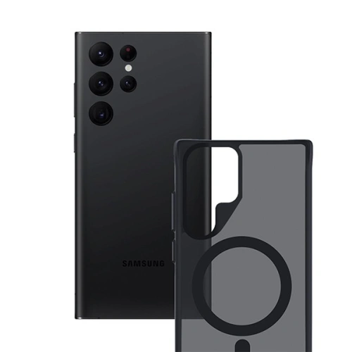 Etui 3MK MagCase Smoke Samsung Galaxy S22 Ultra 5G