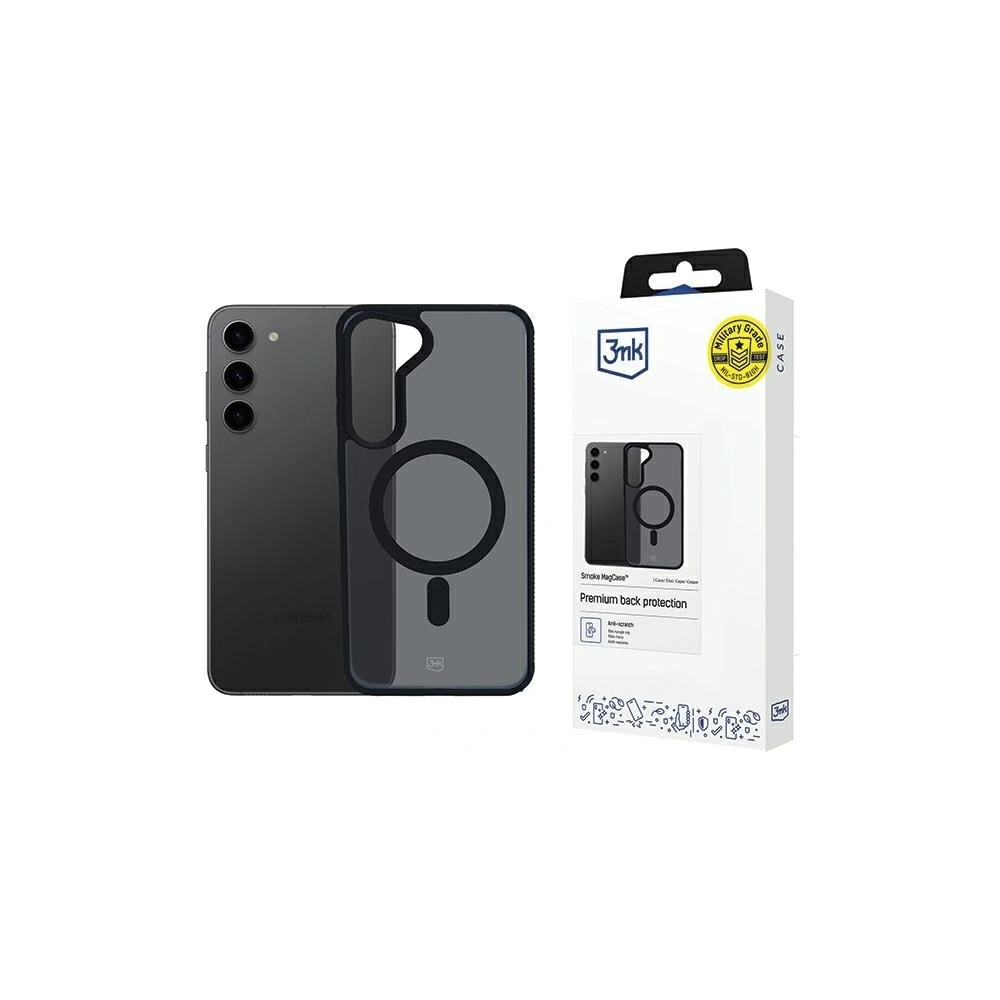 Hurtownia GSM - Etui 3MK MagCase Smoke Samsung Galaxy S24 - 3MK6271 - {ean13} - Hurt