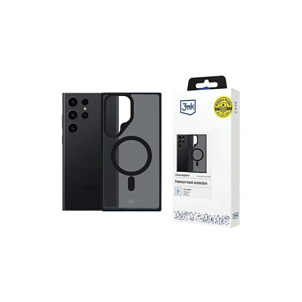 Hurtownia GSM - Etui 3MK MagCase Smoke Samsung Galaxy S24 Ultra - 3MK6272 - {ean13} - Hurt