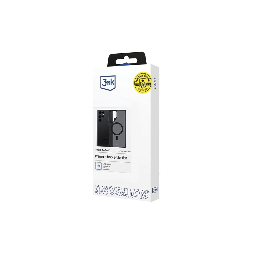 Hurtownia GSM - Etui 3MK MagCase Smoke Samsung Galaxy S24 Ultra - 3MK6272 - {ean13} - Hurt
