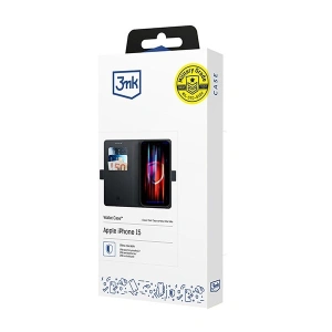 Hurtownia GSM - Etui z klapką 3MK Wallet Case Apple iPhone 15 černý/black - 3MK6282 - {ean13} - Hurt