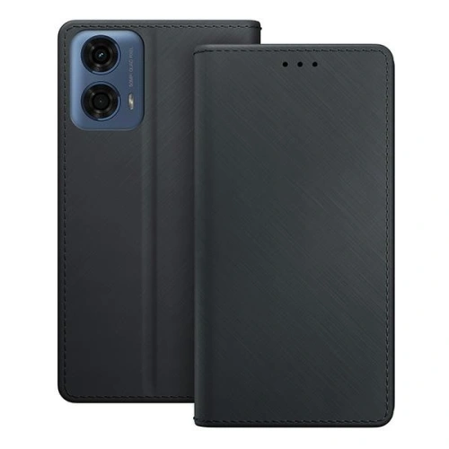Etui z klapką 3MK Wallet Case Motorola Moto G24 / G24 Power czarny/black