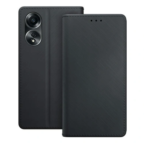 Etui z klapką 3MK Wallet Case Oppo A58 4G czarny/black