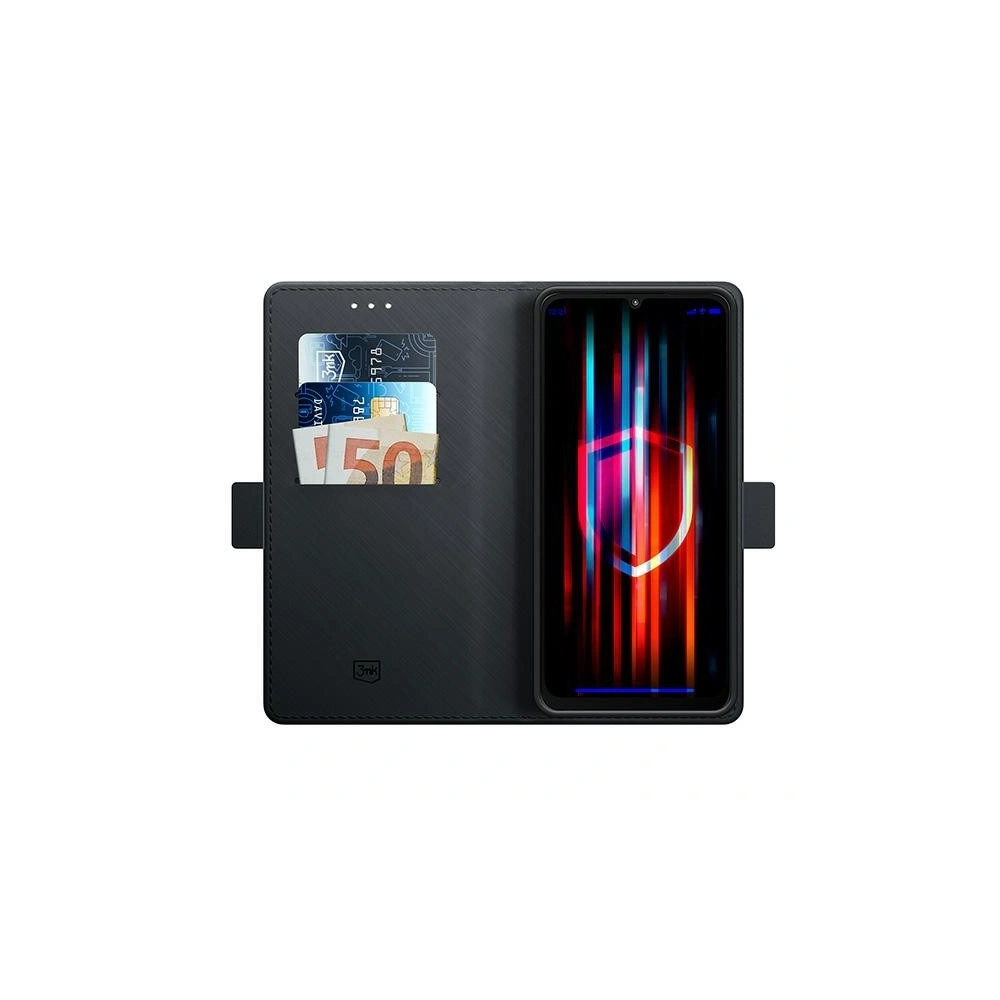 Hurtownia GSM - Etui z klapką 3MK Wallet Case Redmi 13C 5G czarny/black - 3MK6300 - {ean13} - Hurt