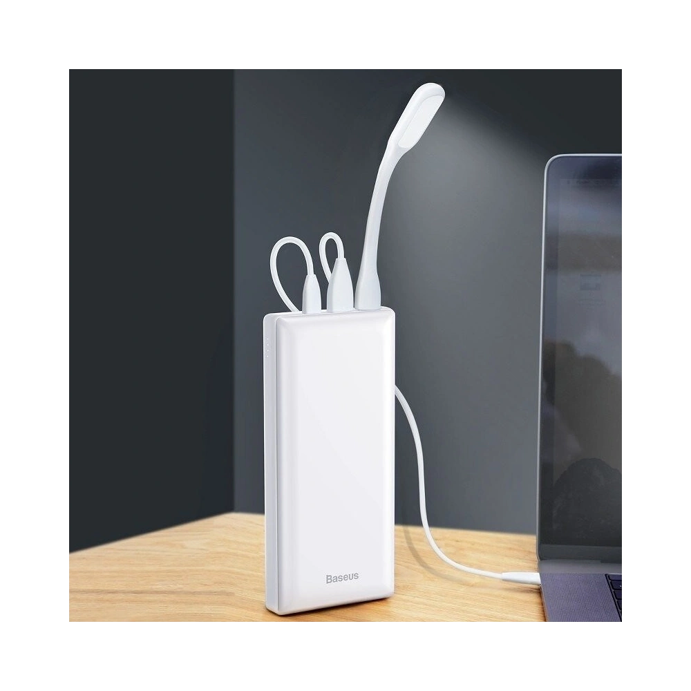 Hurtownia GSM - Powerbank Baseus Mini JA 30000mAh 2x USB 3A (biały) - BSU738WHT - {ean13} - Hurt