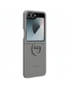 Etui Samsung EF-PF741TJEGWW Galaxy Z Flip 6 silikonový kryt s prstenem šedý/grey