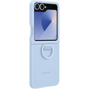 Hurtownia GSM - Case Samsung EF-PF741TLEGWW Galaxy Z Flip 6 Silikonhülle mit Ring blau/blue - SMG1120 - {ean13} - Hurt