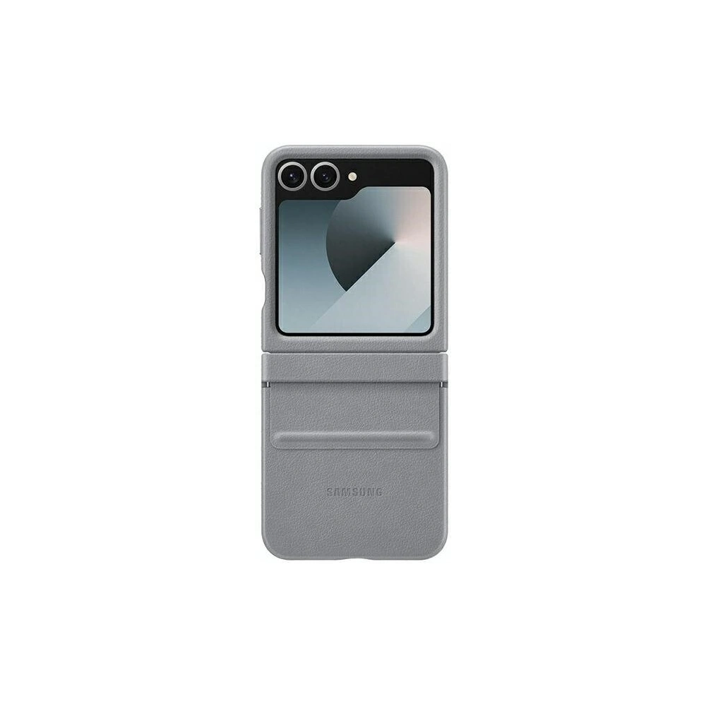 Hurtownia GSM - Etui Samsung EF-VF741PJEGWW Galaxy Z Flip 6 Flap ECO-Leather Case szary/gray - SMG1126 - {ean13} - Hurt
