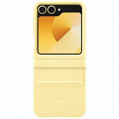 Etui Samsung EF-VF741PYEGWW Galaxy Z Flip 6 / 7 FE Flap ECO-Leather Case żółty/yellow
