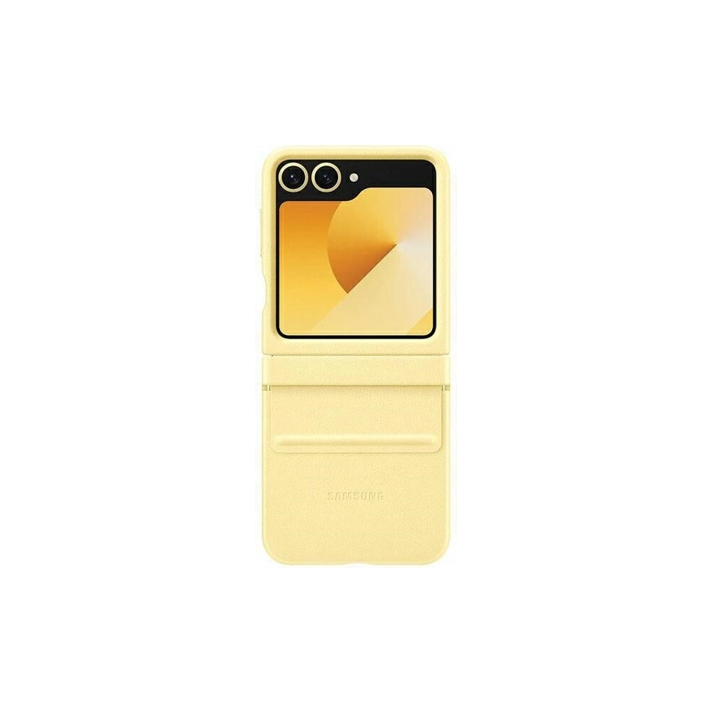 Hurtownia GSM - Etui Samsung EF-VF741PYEGWW Galaxy Z Flip 6 Flap ECO-Leather Case żółty/yellow - SMG1128 - {ean13} - Hurt