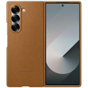Hurtownia GSM - Case Samsung EF-VF956PAEGWW Galaxy Z Fold 6 Eco-Lederhülle braun/tan - SMG1129 - {ean13} - Hurt