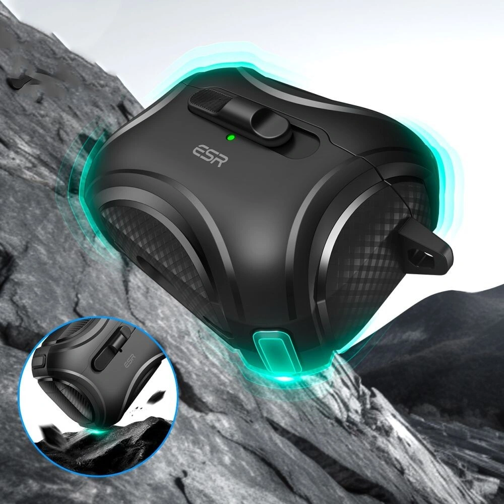Hurtownia GSM - Case ESR Cyber FlickLock MagSafe Apple Airpods Pro 1 / 2 Schwarz - ESR818 - {ean13} - Hurt