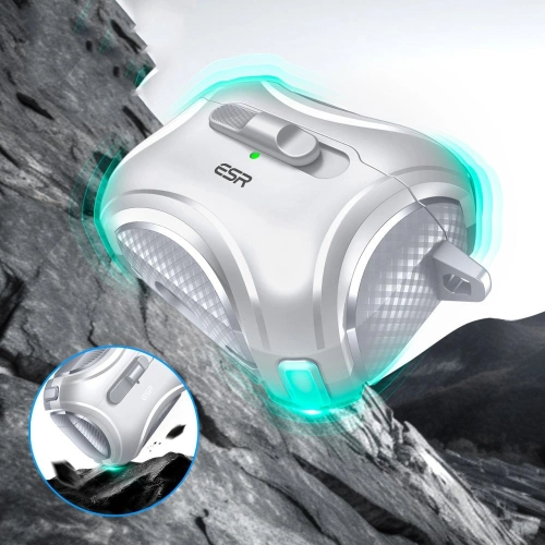 Etui ESR Cyber FlickLock MagSafe Apple Airpods Pro 1 / 2 Silver