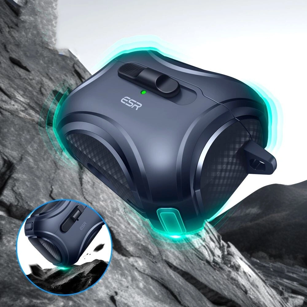 Hurtownia GSM - Etui ESR Cyber FlickLock MagSafe Apple Airpods Pro 1 / 2 Modré - ESR820 - {ean13} - Hurt