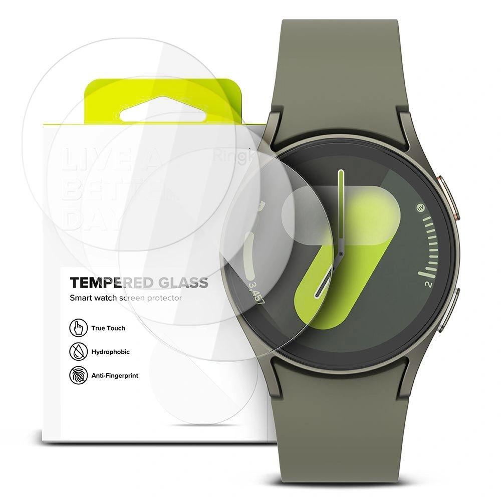 Hurtownia GSM - Gehärtetes Glas Ringke für Samsung Galaxy Watch 4 / 5 / 6 / 7 / FE 40mm Klar [4 PACK] - RGK1992 - {ean13} - Hurt